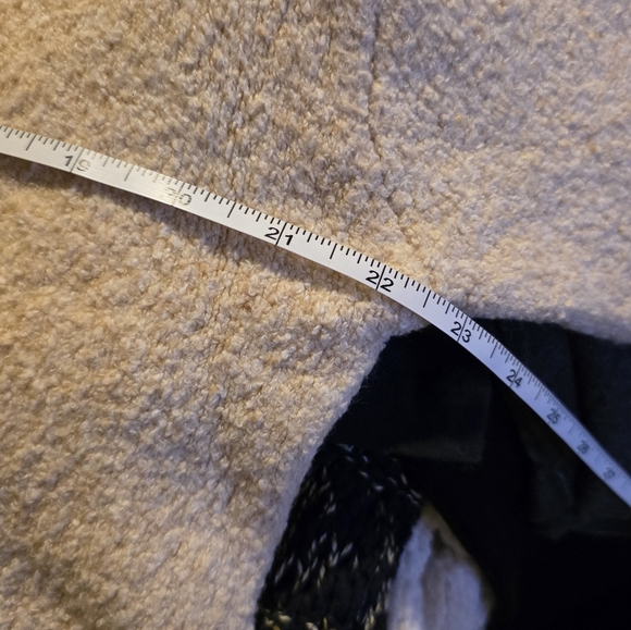 Zara Ecru Knit Cardigan Puff Sleeve Beige Size S - Picture 7 of 7